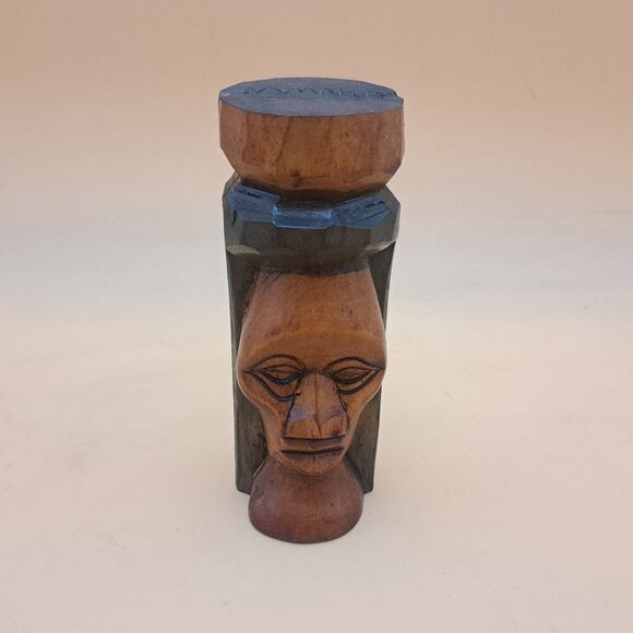 Three Jamaican Carved Statues - Picture 4 of 11